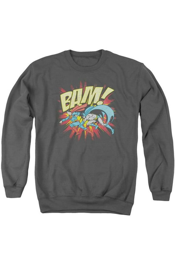 Sportswear DCO741-AS-1 DC Bam Adult Crewneck Sweatshirt, Charcoal - Small