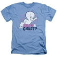 thumbnail image 1 of Trevco Sportswear DRM208-HA-2 Casper Seen A Ghost Adult Regular Fit Heather Short Sleeve T-Shirt, Light Blue - Medium, 1 of 1