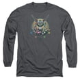 thumbnail image 1 of Trevco Sportswear DRM324-AL-1 Voltron Assemble Adult Long Sleeve T-Shirt, Charcoal - Small, 1 of 1