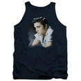 thumbnail image 1 of Trevco Sportswear ELV264-TK-3 Elvis Presley Blue Profile Adult Tank Top, Navy - Large, 1 of 1