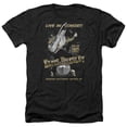 thumbnail image 1 of Trevco Sportswear ELV598-HA-2 Elvis Presley Live in Buffalo Adult Regular Fit Heather Short Sleeve T-Shirt, Charcoal - Medium, 1 of 1