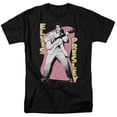 thumbnail image 1 of Trevco Sportswear ELV357-AT-8 Elvis Presley Pink Rock Adult Regular Fit Short Sleeve T-Shirt, Black - 5X, 1 of 1