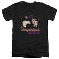 thumbnail image 1 of Trevco Sportswear ELV695-AV-4 Elvis Presley Suspicious Minds Adult Slim Fit V-Neck Cotton T-Shirt, Black - Extra Large, 1 of 1