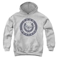 thumbnail image 1 of Trevco Sportswear FORD183-YFTH-1 Ford Mustang Lucky Ford Mustang Youth Hooded Sweatshirt, Athletic Heather - Small, 1 of 1