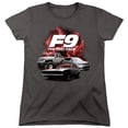 thumbnail image 1 of Trevco Sportswear UNI1954-WT-3 Fast & The Furious 9 Car Group Womens Short Sleeve T-Shirt, Black - Large, 1 of 1