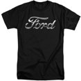 thumbnail image 1 of Trevco Sportswear FORD132-ATT-6 Ford Chrome Ford Logo Adult Tall Fit Short Sleeve T-Shirt, Black - 3X, 1 of 1
