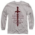 thumbnail image 1 of Trevco Sportswear GOT131-AL-6 Game of Thrones The Mind Needs Books Adult Long Sleeve T-Shirt, Athletic Heather - 3X, 1 of 1