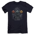 thumbnail image 1 of Trevco Sportswear GOT143-PSF-5 Game of Thrones for The Throne Sigils Premium Canvas Adult Slim Fit 30-1 Short Sleeve T-Shirt, Navy - 2X, 1 of 1