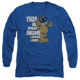 thumbnail image 1 of Trevco Sportswear GAR492-AL-6 Garfield Awesome Adult Long Sleeve T-Shirt, Royal - 3X, 1 of 1
