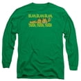 thumbnail image 1 of Trevco Sportswear GAR234-AL-5 Garfield Blah Blah Blah Adult Long Sleeve T-Shirt, Kelly Green - 2X, 1 of 1