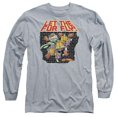thumbnail image 1 of Trevco Sportswear GAR433-AL-4 Garfield Let The Fur Fly Adult Long Sleeve T-Shirt, Athletic Heather - Extra Large, 1 of 1