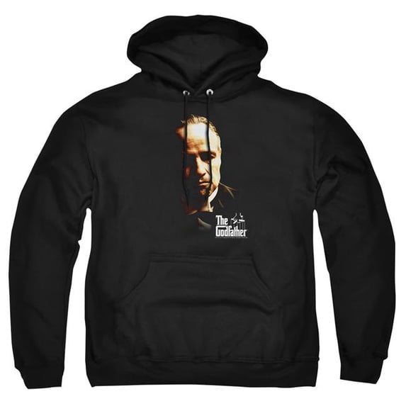 Trevco Sportswear PAR591-AFTH-8 Godfather Don Vito Adult Pullover Hoodie, Black - 5X