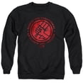 thumbnail image 1 of Trevco Sportswear UNI133-AS-1 Hellboy II BPRD Logo Adult Crewneck Sweatshirt, Black - Small, 1 of 1