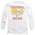 thumbnail image 1 of Trevco Sportswear NICK749-AL-6 Hey Arnold Football Head Adult Long Sleeve T-Shirt, White - 3X, 1 of 1