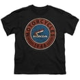 thumbnail image 1 of Trevco Sportswear HNDA118-KT-2 Honda Motorcycle Youth Short Sleeve T-Shirt, Black - Medium, 1 of 1