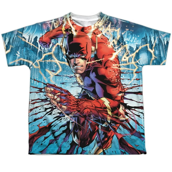 Trevco Sportswear JLA536-YTPP-2 JLA Ripping & Tearing Youth Short Sleeve T-Shirt, White - Medium