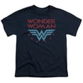 thumbnail image 1 of Trevco Sportswear JLA845-YT-4 DC Wonder Woman Wonder Stars Youth Short Sleeve T-Shirt, Navy - Extra Large, 1 of 1