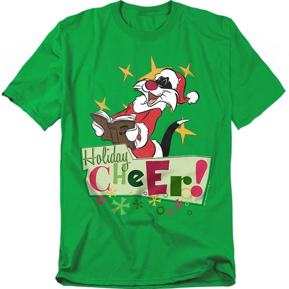 Looney Tunes T-Shirt Cheer Sylvester Unisex Graphic Tee For Men & Women