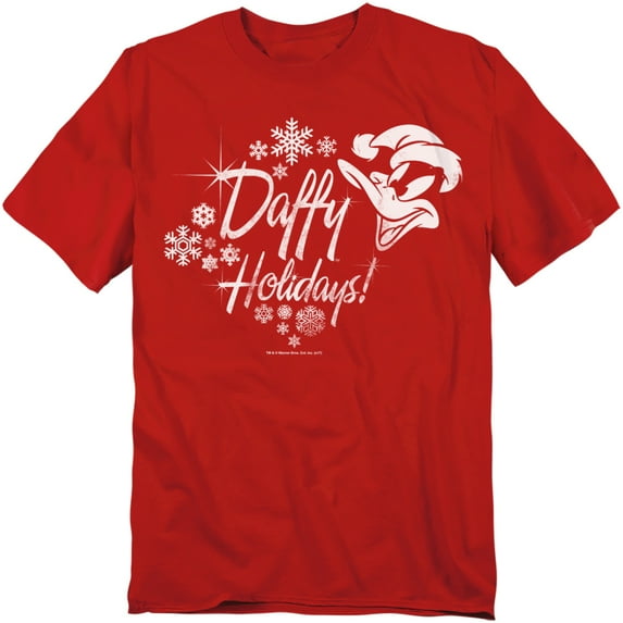 Looney Tunes T-Shirt Daffy Holidays Unisex Graphic Tee For Men & Women