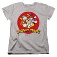 thumbnail image 1 of Trevco Sportswear LT245-WT-1 Looney Tunes Group Womens Short Sleeve T-Shirt, Athletic Heather - Small, 1 of 1