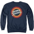thumbnail image 1 of Trevco Sportswear LT252-AS-6 Looney Tunes Merrie Logo Adult Crewneck Sweatshirt, Navy - 3X, 1 of 1