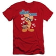 thumbnail image 1 of Trevco Sportswear LT168-PSF-4 Looney Tunes One Smart Chick Premium Canvas Adult Slim Fit 30-1 Short Sleeve T-Shirt, Red - Extra Large, 1 of 2
