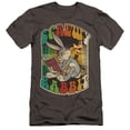 thumbnail image 1 of Trevco Sportswear LT291-PSF-4 Looney Tunes Screwy Rabbit Premium Canvas Adult Slim Fit 30-1 Short Sleeve T-Shirt, Charcoal - Extra Large, 1 of 1