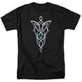 thumbnail image 1 of Trevco Sportswear LOR1061-AT-1 Lord of The Rings Arwen Necklace Adult Regular Fit Short Sleeve T-Shirt, Black - Small, 1 of 2