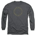 thumbnail image 1 of Trevco Sportswear LOR1055-AL-3 Lord of The Rings One Ring Adult Long Sleeve T-Shirt, Charcoal - Large, 1 of 2