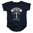 thumbnail image 1 of Trevco Sportswear LOR1143-SS-1 Lord of The Rings Tree of Gondor Infant Snapsuit, Navy - Small - 6 Month, 1 of 1