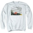 thumbnail image 1 of Trevco Sportswear OZ107-AS-4 Wizard of Oz Size 7 Adult Crewneck Sweatshirt, White - Extra Large, 1 of 2