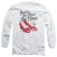 thumbnail image 1 of Trevco Sportswear OZ109-AL-3 Wizard of Oz Ruby Slippers Adult Long Sleeve T-Shirt, White - Large, 1 of 2