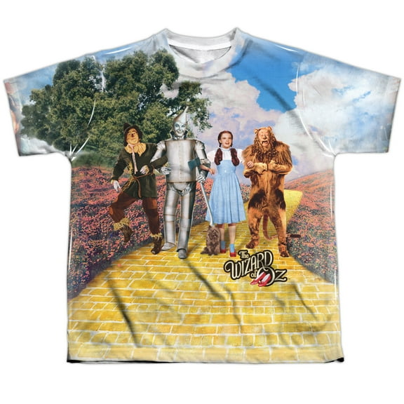 Trevco Sportswear OZ123-YTPP-4 Woz on the Road Youth Short Sleeve T-Shirt, White - Extra Large