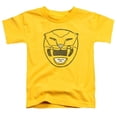 thumbnail image 1 of Trevco Sportswear PWR188-TT-3 Power Rangers Yellow Ranger Mask Toddler Short Sleeve T-Shirt, Yellow - Large 4T, 1 of 1