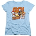 thumbnail image 1 of Trevco Sportswear NICK701-WT-4 Paw Patrol Go Team Paw Womens Short Sleeve T-Shirt, Light Blue - Extra Large, 1 of 1