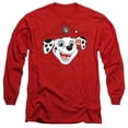 thumbnail image 1 of Trevco Sportswear NICK10349-AL-2 Paw Patrol Marshall Grin Adult Long Sleeve T-Shirt, Red - Medium, 1 of 1