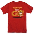 thumbnail image 1 of Trevco Sportswear NICK705-AT-3 Paw Patrol Ready Set Go Rubble Adult Regular Fit Short Sleeve T-Shirt, Red - Large, 1 of 1