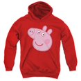thumbnail image 1 of Trevco Sportswear HBRO1448-YFTH-3 Peppa Pig Face Youth Hooded Sweatshirt, Red - Large, 1 of 1