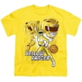 thumbnail image 1 of Trevco Sportswear PWR198-YT-3 Power Rangers Yellow Ranger Youth Short Sleeve T-Shirt, Yellow - Large, 1 of 1