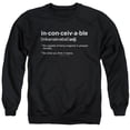 thumbnail image 1 of Trevco Sportswear PB118B-AS-5 Princess Bride Definition Adult Crewneck Sweatshirt, Black - 2X, 1 of 1