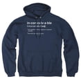 thumbnail image 1 of Trevco Sportswear PB118D-AFTH-3 Princess Bride Definition Adult Pullover Hoodie, Navy - Large, 1 of 1