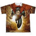 thumbnail image 1 of Trevco Sportswear SM2319-YTPP-2 Superman Up City Youth Short Sleeve T-Shirt, White - Medium, 1 of 2