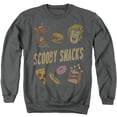 thumbnail image 1 of Trevco Sportswear SD408-AS-6 Scooby Doo The Munchies Adult Crewneck Sweatshirt, Charcoal - 3X, 1 of 1