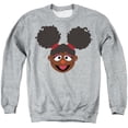 thumbnail image 1 of Trevco Sportswear SST708-AS-4 Sesame Street Gabrielle Face Adult Crewneck Sweatshirt, Athletic Heather - Extra Large, 1 of 1