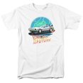 thumbnail image 1 of Trevco Sportswear UNI1127-AT-4 Back to the Future Bttf Airbrush Adult Regular Fit Short Sleeve T-Shirt, White - Extra Large, 1 of 1