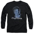 thumbnail image 1 of Trevco Sportswear UNI121-AL-2 Cry Baby King Cry Baby Adult Long Sleeve T-Shirt, Black - Medium, 1 of 1