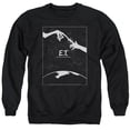 thumbnail image 1 of Trevco Sportswear UNI557-AS-1 ET Simple Poster Adult Crewneck Sweatshirt, Black - Small, 1 of 1