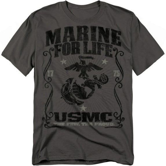 Us Marine Corps T-Shirt For Life Unisex Graphic Tee For Men & Women