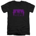 thumbnail image 1 of Trevco Sportswear WB280-AV-1 Fantastic Beasts 2 Hogwarts Silhouette Adult Slim Fit V-Neck Cotton T-Shirt, Black - Small, 1 of 1