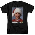 thumbnail image 1 of Trevco Sportswear WBM685-AT-6 Christmas Vacation Merry Kiss Adult Regular Fit Short Sleeve T-Shirt, Black - 3X, 1 of 2